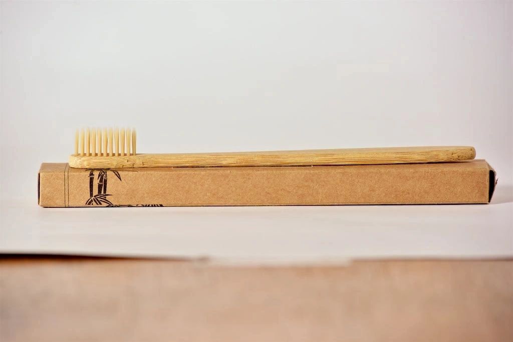 BeNat Environment-Friendly Wood Toothbrush Bamboo/Nylon fiber